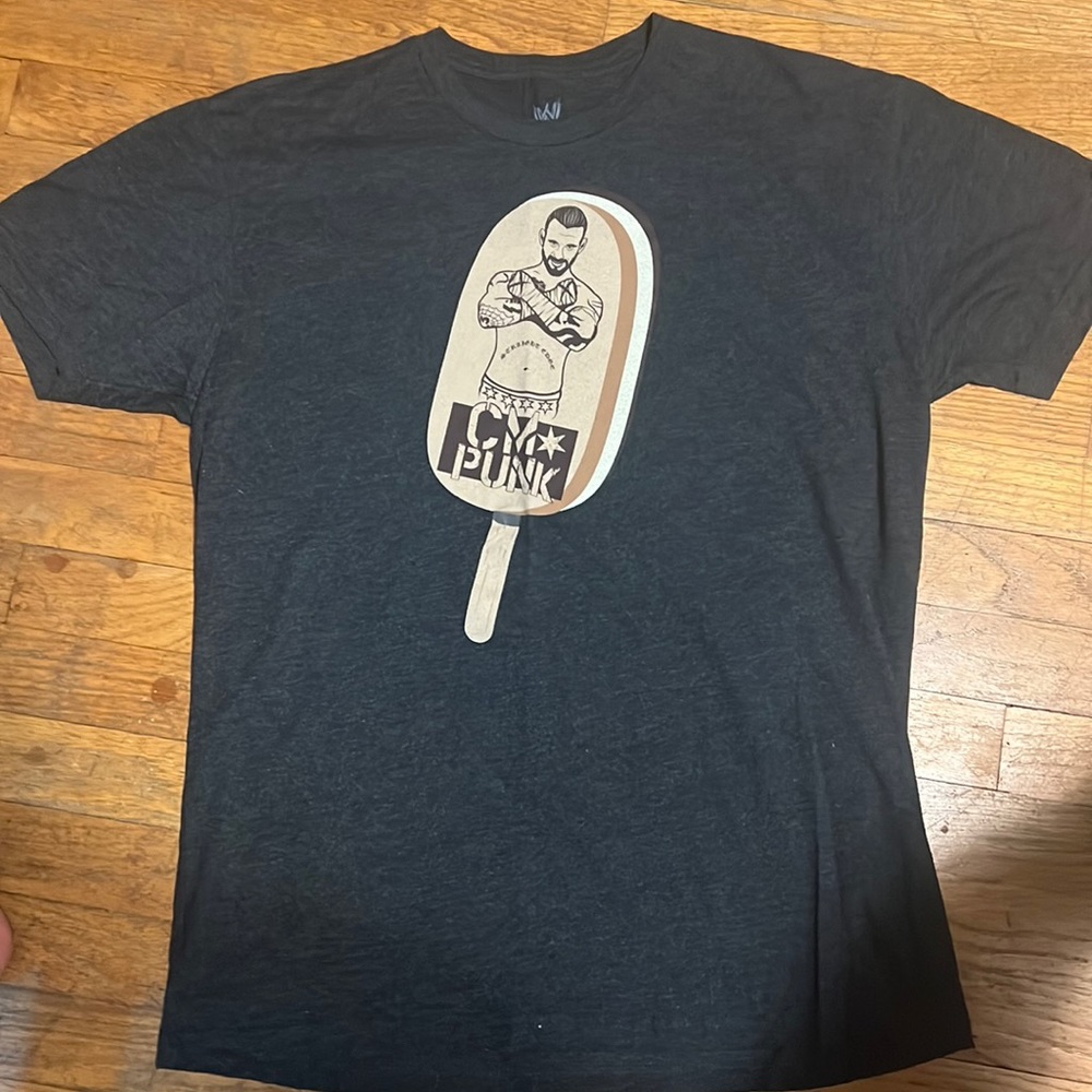 WWE CM Punk “Ice Cream Bar” Authentic T-Shirt